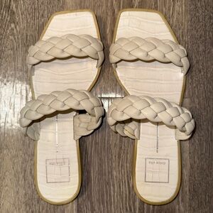 Dolce Vita Women's Cream Braided Sandals